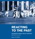 REACTING TO THE PAST FOURTEENTH ANNUAL FACULTY INSTITUTE BARNARD COLLEGE