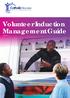 Volunteer Induction Management Guide VERSION 1.3