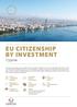 EU CITIZENSHIP BY INVESTMENT