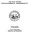 THE WEST VIRGINIA OPEN GOVERNMENTAL PROCEEDINGS ACT