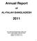 Annual Report. of AL-FALAH BANGLADESH