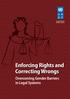 Enforcing Rights and Correcting Wrongs. Overcoming Gender Barriers in Legal Systems