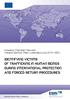 IDENTIFYING VICTIMS OF TRAFFICKING IN HUMAN BEINGS DURING INTERNATIONAL PROTECTION AND FORCED RETURN PROCEDURES