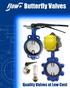 Features Butterfly Valve Maximum Working Pressure 285 PSI