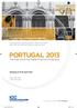 Portugal The Fast Evolving Trade Finance Landscape. Meeting of April 2013