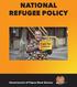 NATIONAL REFUGEE POLICY
