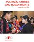POLITICAL PARTIES AND HUMAN RIGHTS AN INTRODUCTION