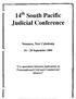 Judicial Conference;' September ('o-operation between Judiciaries in Transnational Civil and Commercial.Matters