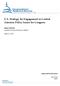 U.S. Strategy for Engagement in Central America: Policy Issues for Congress