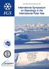 International Symposium on Glaciology in the International Polar Year