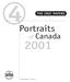 THE CRIC PAPERS. Portraits. of Canada 2001 JANUARY 2002