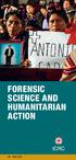 FORENSIC SCIENCE AND HUMANITARIAN ACTION