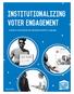 Institutionalizing Voter Engagement. A guide to developing and adopting handbook language