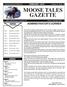 MOOSE TALES GAZETTE ADMINISTRATOR S CORNER DATES INSIDE FEBRUARY Volume 26 Issue 10.