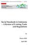 Social Standards in Indonesia A Review of Existing Tools and Regulations