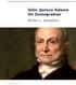 John Quincy Adams On Immigration