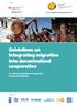 Guidelines on integrating migration into decentralised cooperation