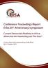 Conference Proceedings Report EISA 20 th Anniversary Symposium. Current Democratic Realities in Africa: Where Are We Headed Beyond The Vote?