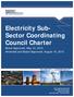 Electricity Sub- Sector Coordinating Council Charter