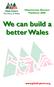We can build a better Wales