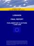 LEBANON FINAL REPORT