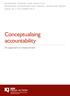 Conceptualising accountability. An approach to measurement