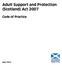 Adult Support and Protection (Scotland) Act Code of Practice