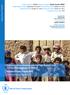 Emergency Food Assistance to the Food Insecure and Conflict-Affected people in Yemen Standard Project Report 2016