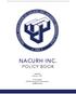 NACURH INC. POLICY BOOK. UPDATED February 1, Emily Braught NACURH Associate for Administration
