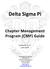 Delta Sigma Pi. Chapter Management Program (CMP) Guide. Updated as of June 2018