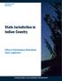 State Jurisdiction in Indian Country