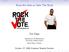 Rock the Vote or Vote The Rock