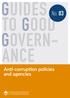 Anti-corruption policies and agencies. No. 03