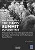 40th Anniversary: The Paris Summit, October Oct 2012, The Institute of International and European Affairs.