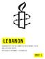 LEBANON SUBMISSION TO THE UN COMMITTEE ON ECONOMIC, SOCIAL AND CULTURAL RIGHTS
