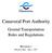 2 Page. Ground Transportation: Rules & Regulations Canaveral Port Authority