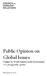 Public Opinion on Global Issues. Chapter 5a: World Opinion on the Environment