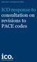 Information Commissioner s Office. ICO response to consultation on revisions to PACE codes