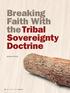 Breaking Faith With the Tribal Sovereignty Doctrine MICHALYN STEELE