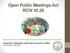 Open Public Meetings Act RCW Prepared by Washington State Attorney General s Office Last revised: July 2017