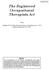 The Registered Occupational Therapists Act