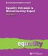 East Dunbartonshire Council. Equality Outcomes & Mainstreaming Report equality