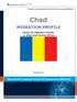 Chad MIGRATION PROFILE. Study on Migration Routes in West and Central Africa