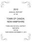 TOWN OF CANDIA, NEW HAMPSHIRE