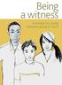 Being awitness. A booklet for young witnesses going to court