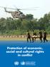 ILO/M. Crozet. Protection of economic, social and cultural rights in conflict