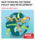 NEW THINKING ON TRADE POLICY AND DEVELOPMENT TRADE AND EMPLOYMENT