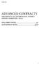 October 2016 ADVANCED CONTRACTS. FULL SUBJECT NOTES p2 EXAM SUMMARY NOTES.p153