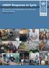 Table of Contents GLOSSARY 2 HIGHLIGHTS 3 SITUATION UPDATE 5 UNDP RESPONSE UPDATE 7 DONORS 15