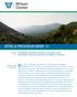 Since 2001, the Ethiopian government has been committed to building a AFRICA PROGRAM BRIEF #9